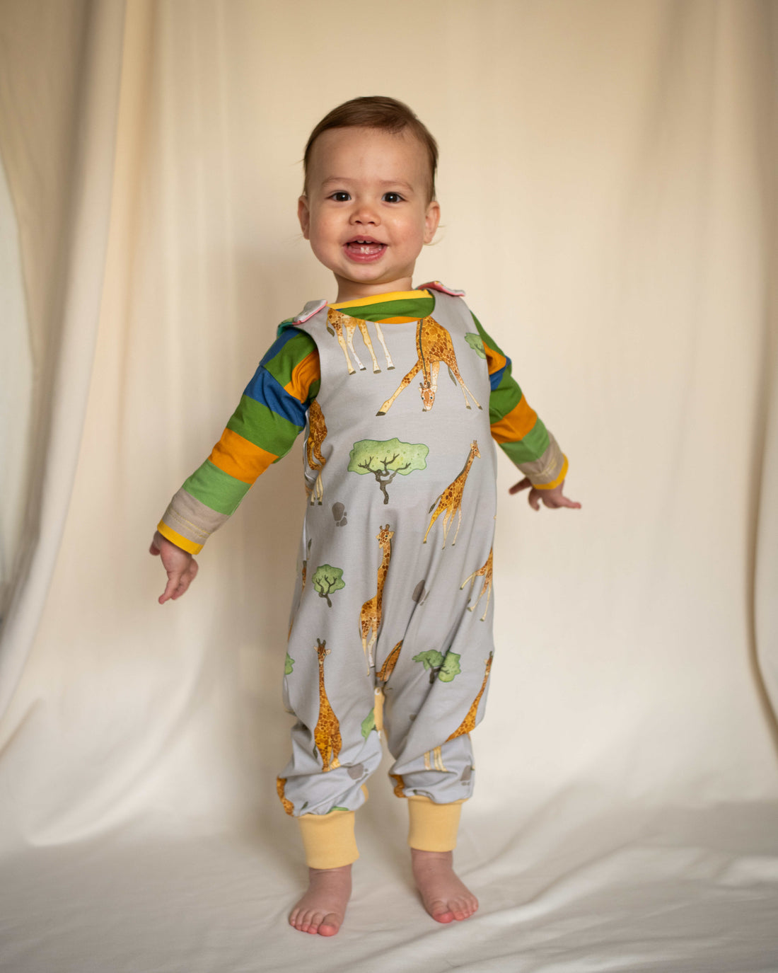Giraffe Buddies Organic Romper