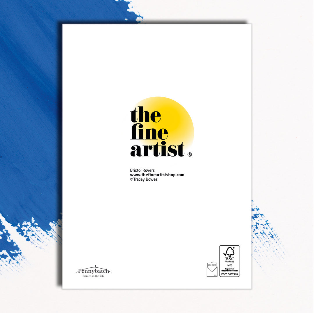 The Fine Artist Bristol Rovers Birthday Card, Greeting Card