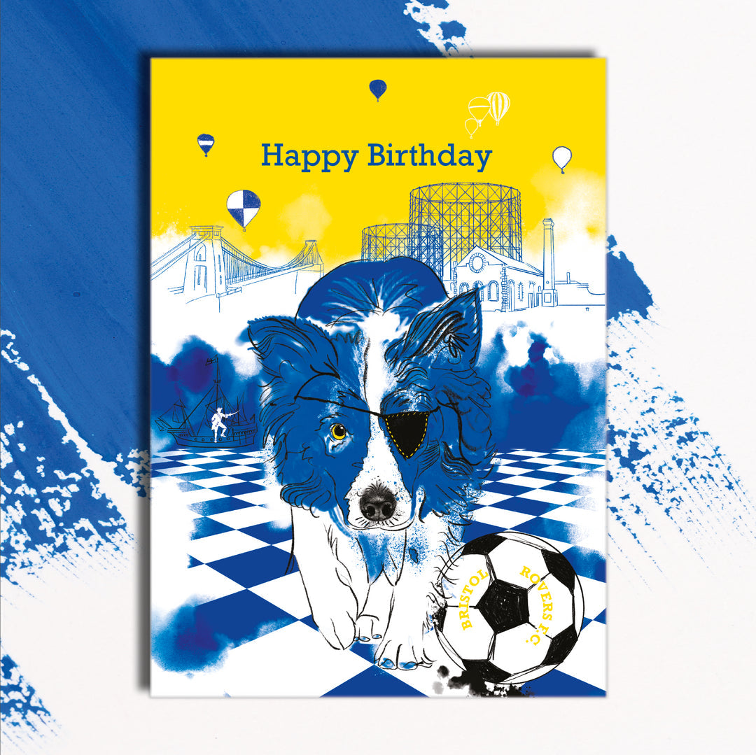 The Fine Artist Bristol Rovers Birthday Card, Greeting Card