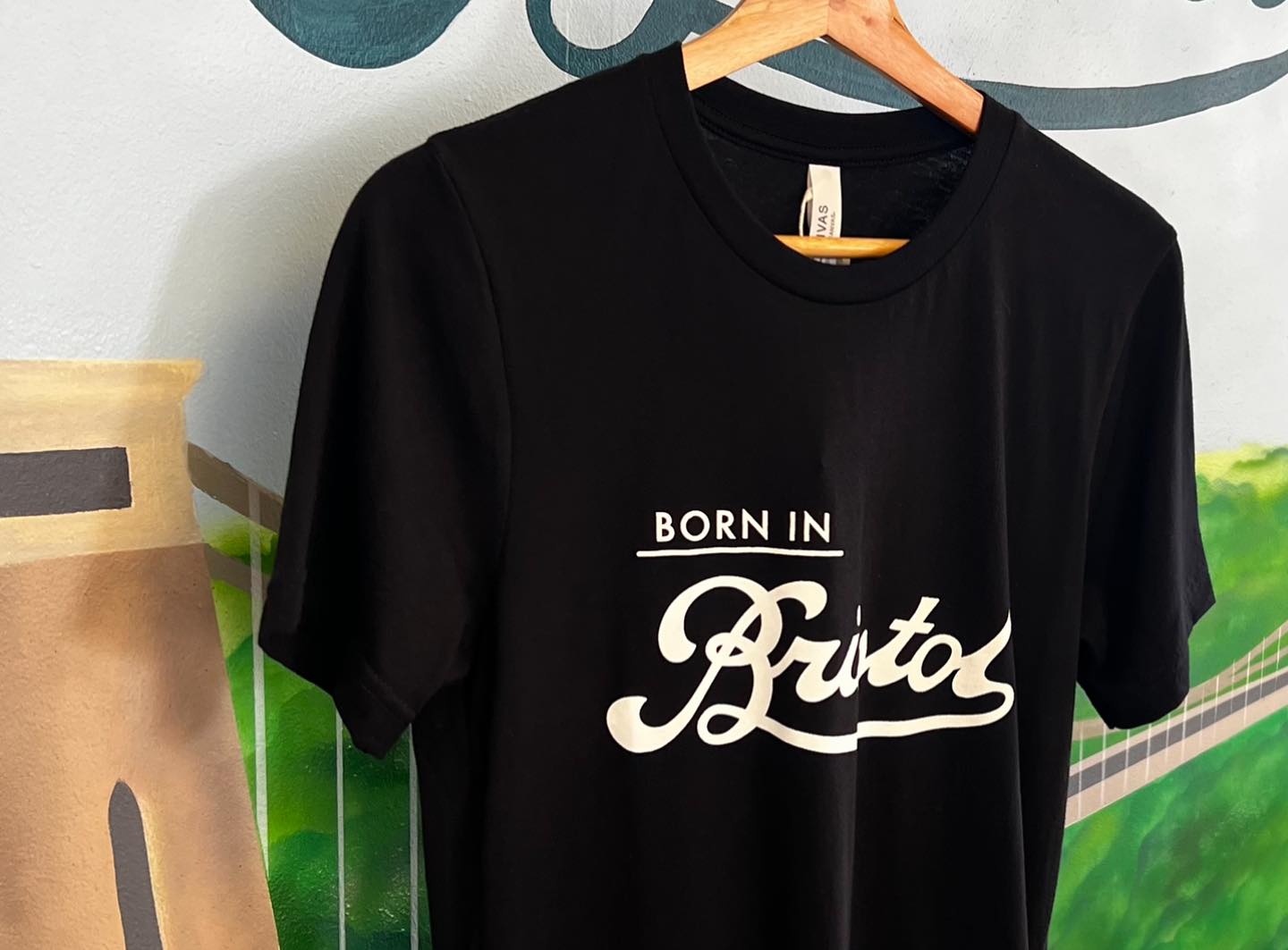 Born in Bristol Adult T-Shirt