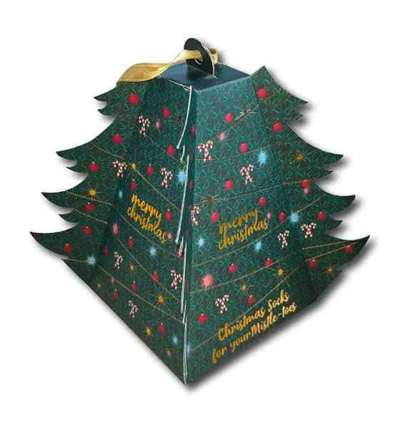 Urban Eccentric Unisex Christmas Tree Socks Gift Set