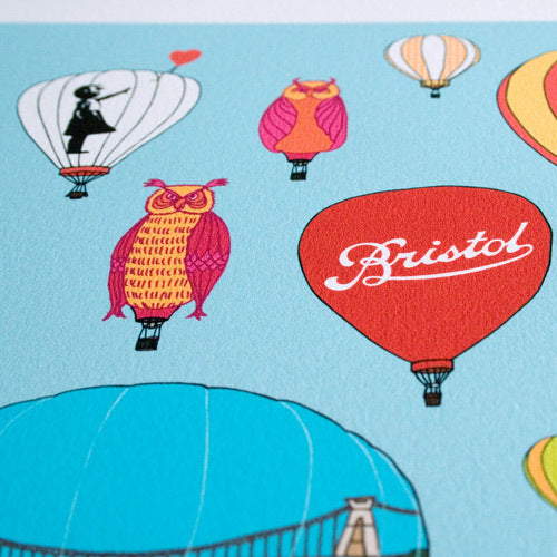 Bristol Hot Air Balloon Print
