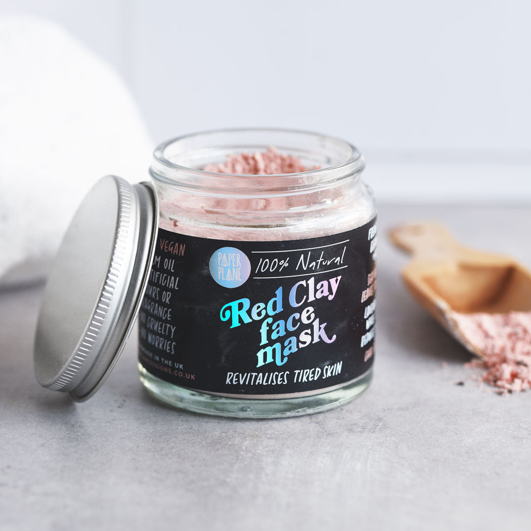 NATURAL RED CLAY FACE MASK