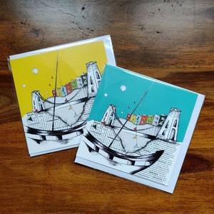 Bristol Scene Greeting Card