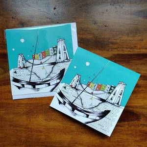Bristol Scene Greeting Card