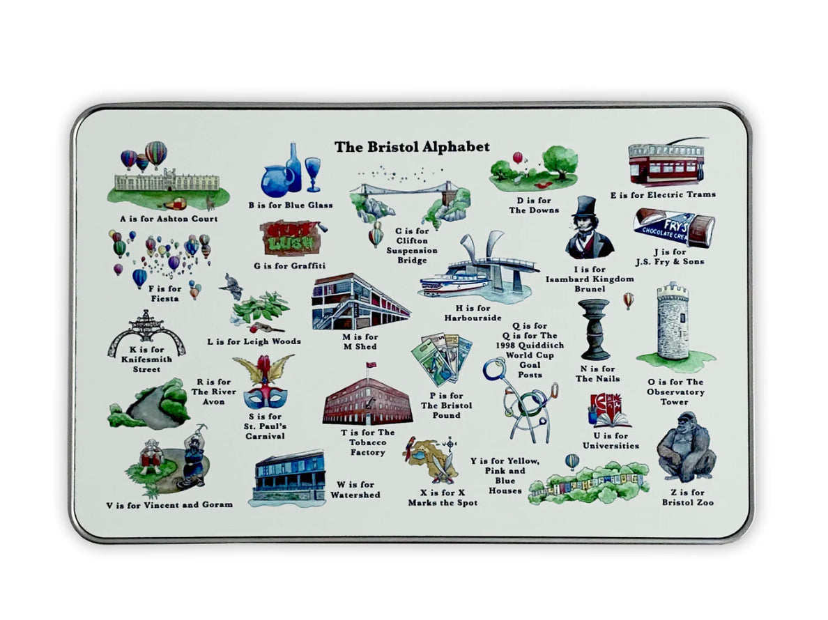 The Bristol Alphabet Storage Tin