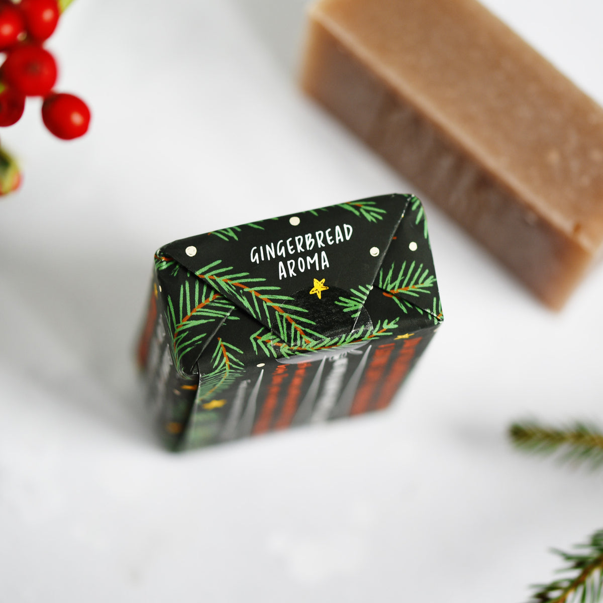100% NATURAL VEGAN CHRISTMAS SOAP BAR