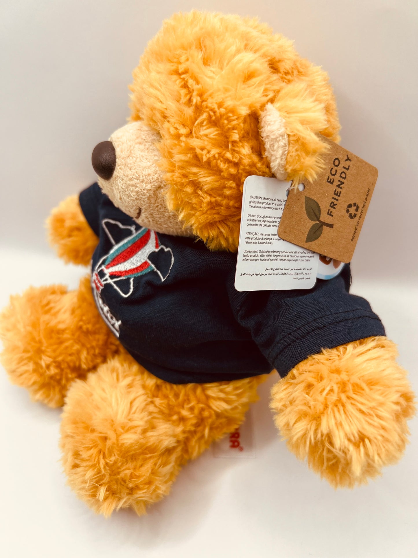 BRISTOL KEEPSAKE BONNIE BEAR WITH HOT AIR BALLOON NAVY T-SHIRT
