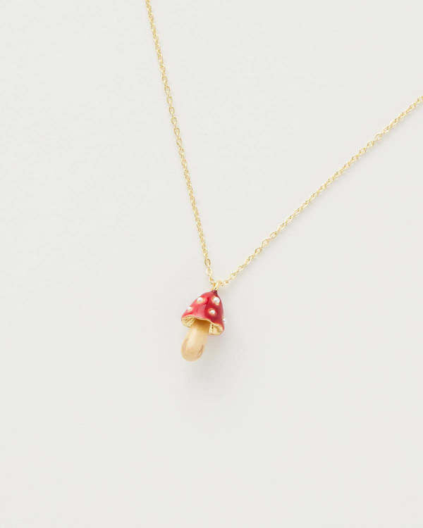 FABLE ENGLAND MUSHROOM NECKLACE