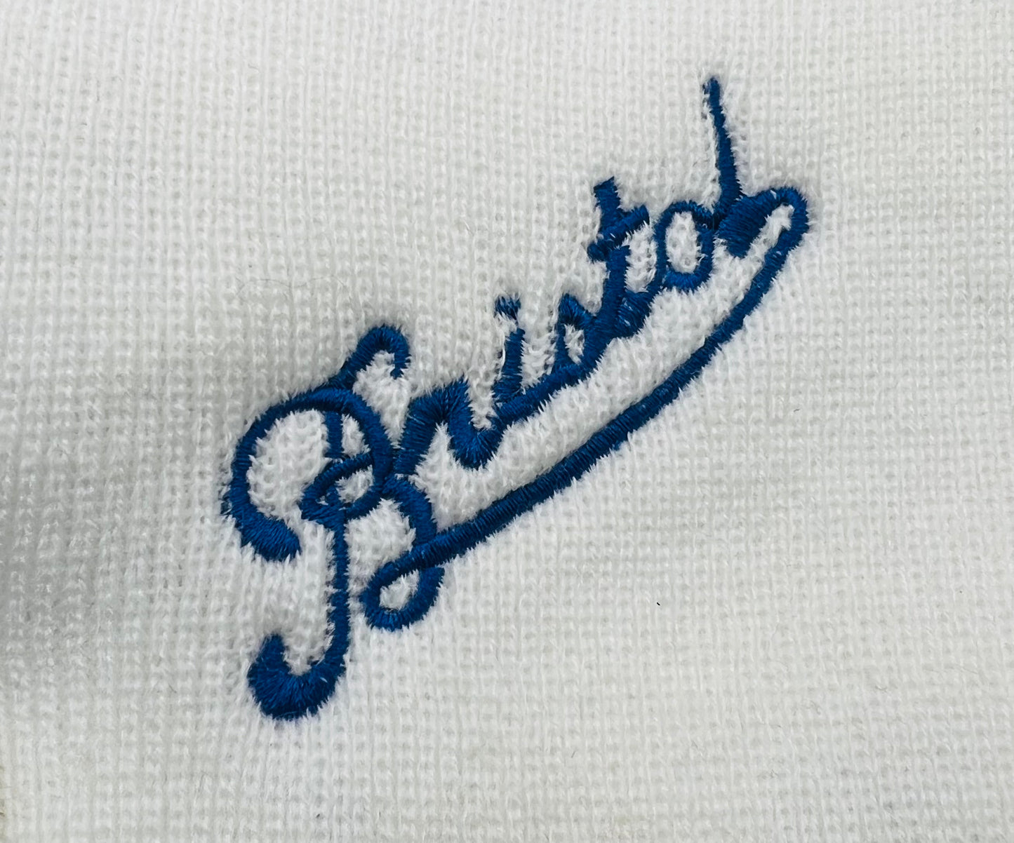 Bristol Blue and White Scarf