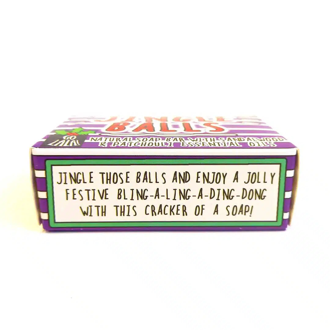 Jingle balls Christmas soap