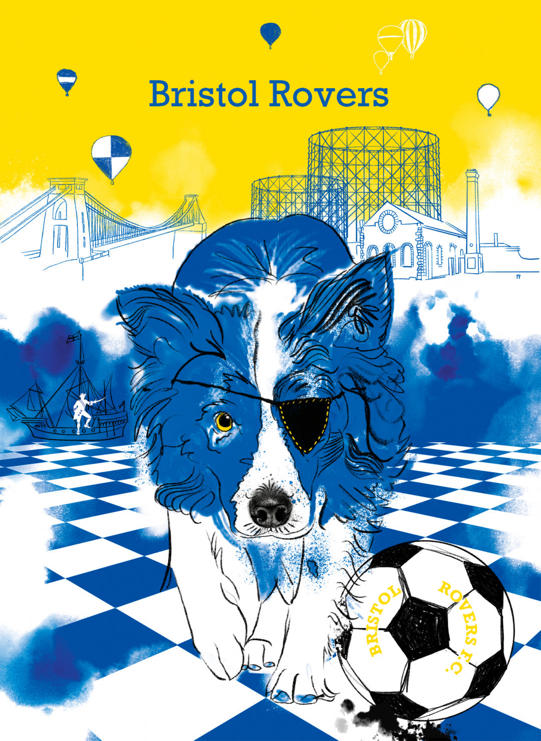 Bristol Rovers Football Poster