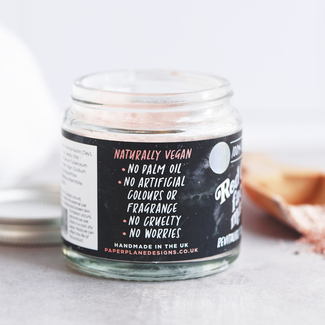 NATURAL RED CLAY FACE MASK