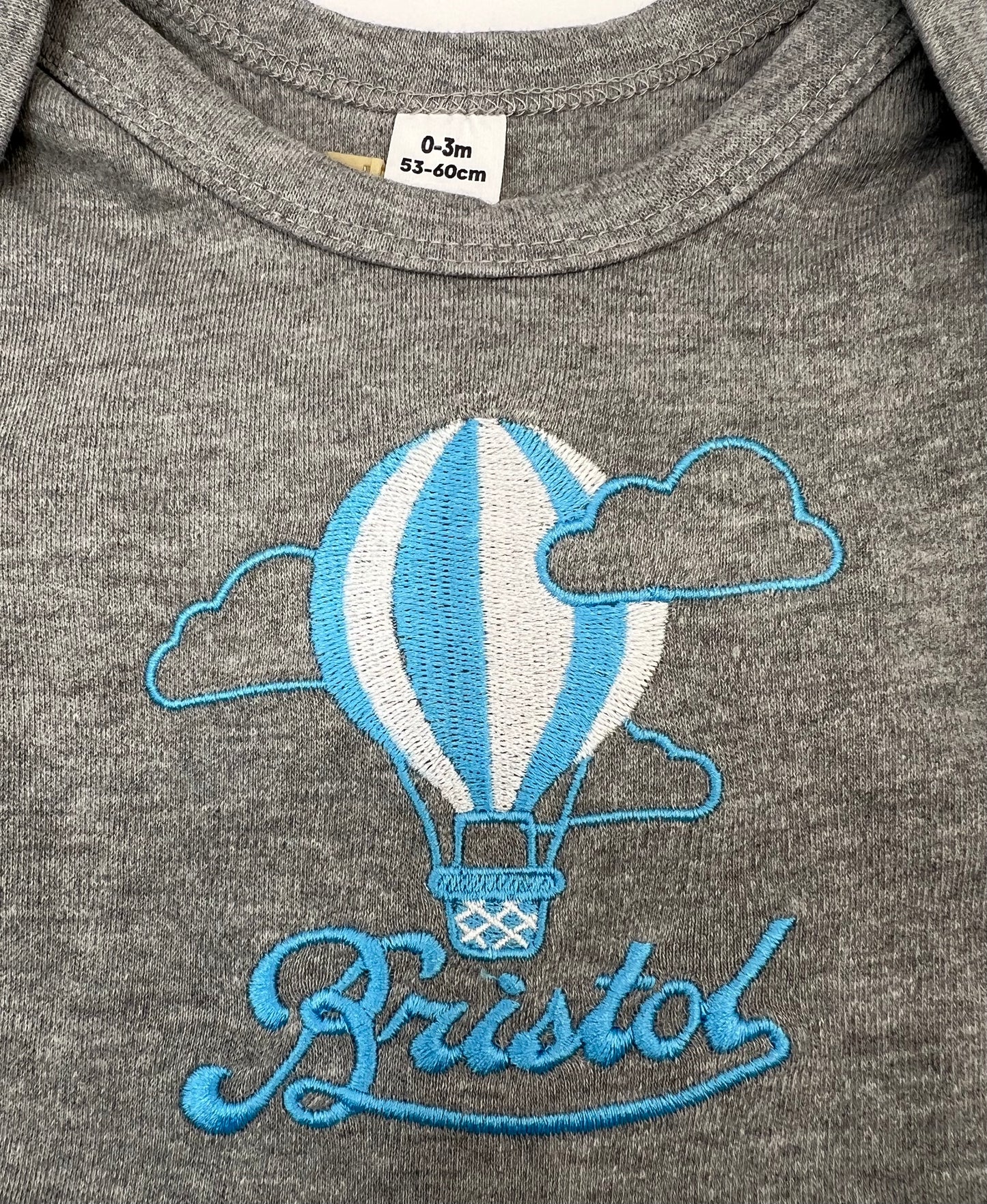 BRISTOL GREY HOT AIR BALLOON BODYSUIT