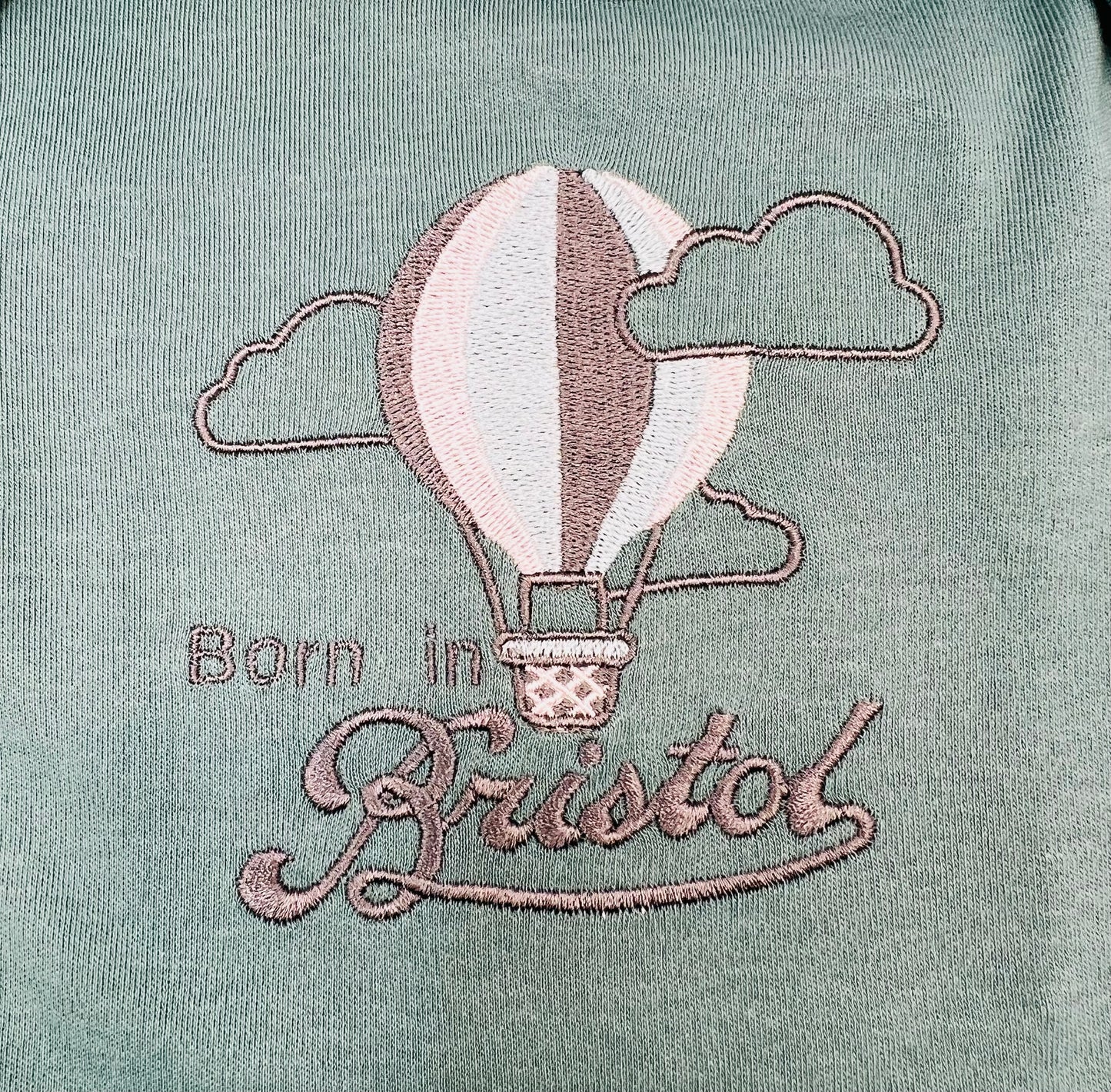 Bristol Sage Green Hot Air Balloon Bodysuit