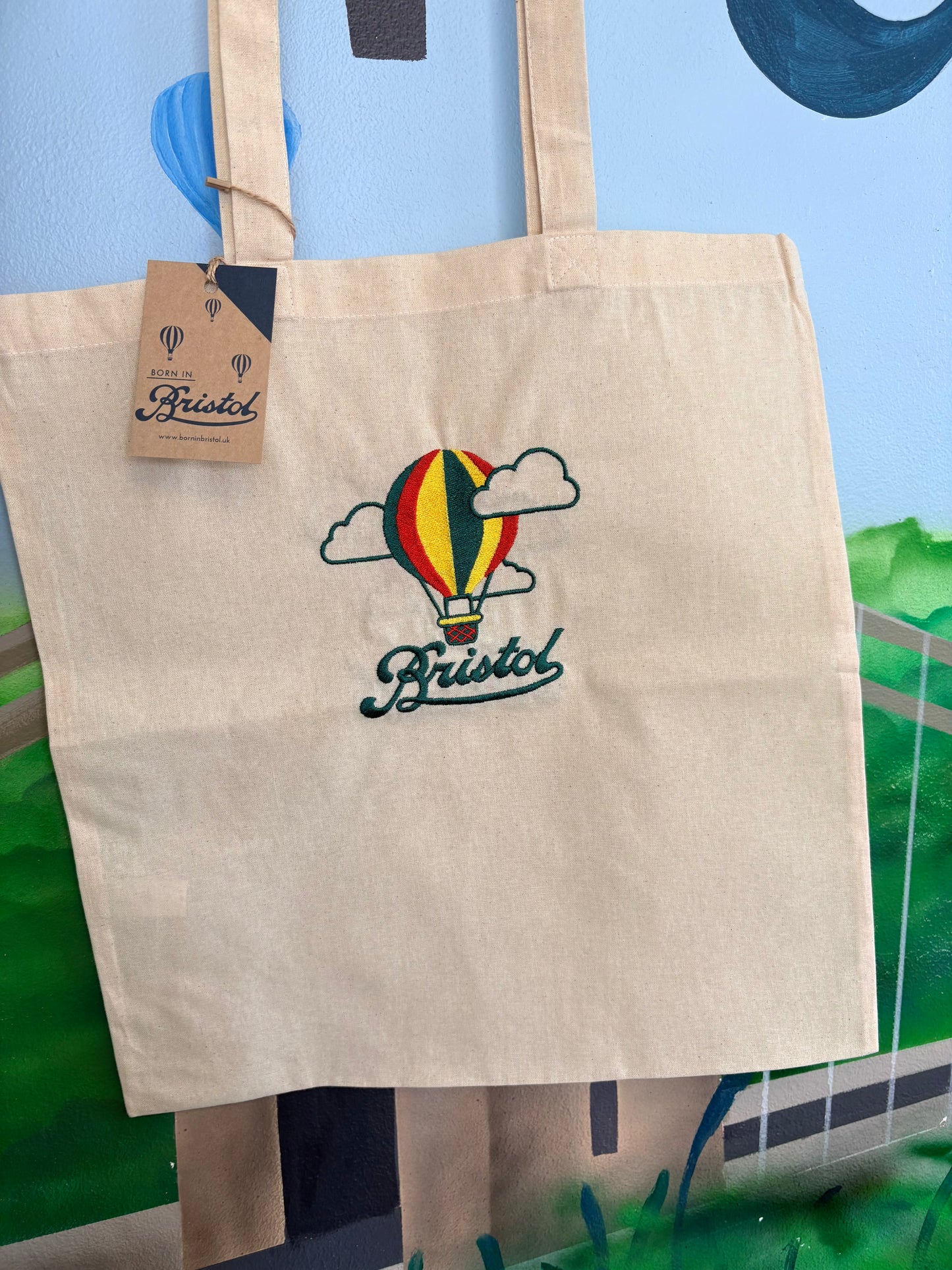 Bristol Balloon tote bag natural