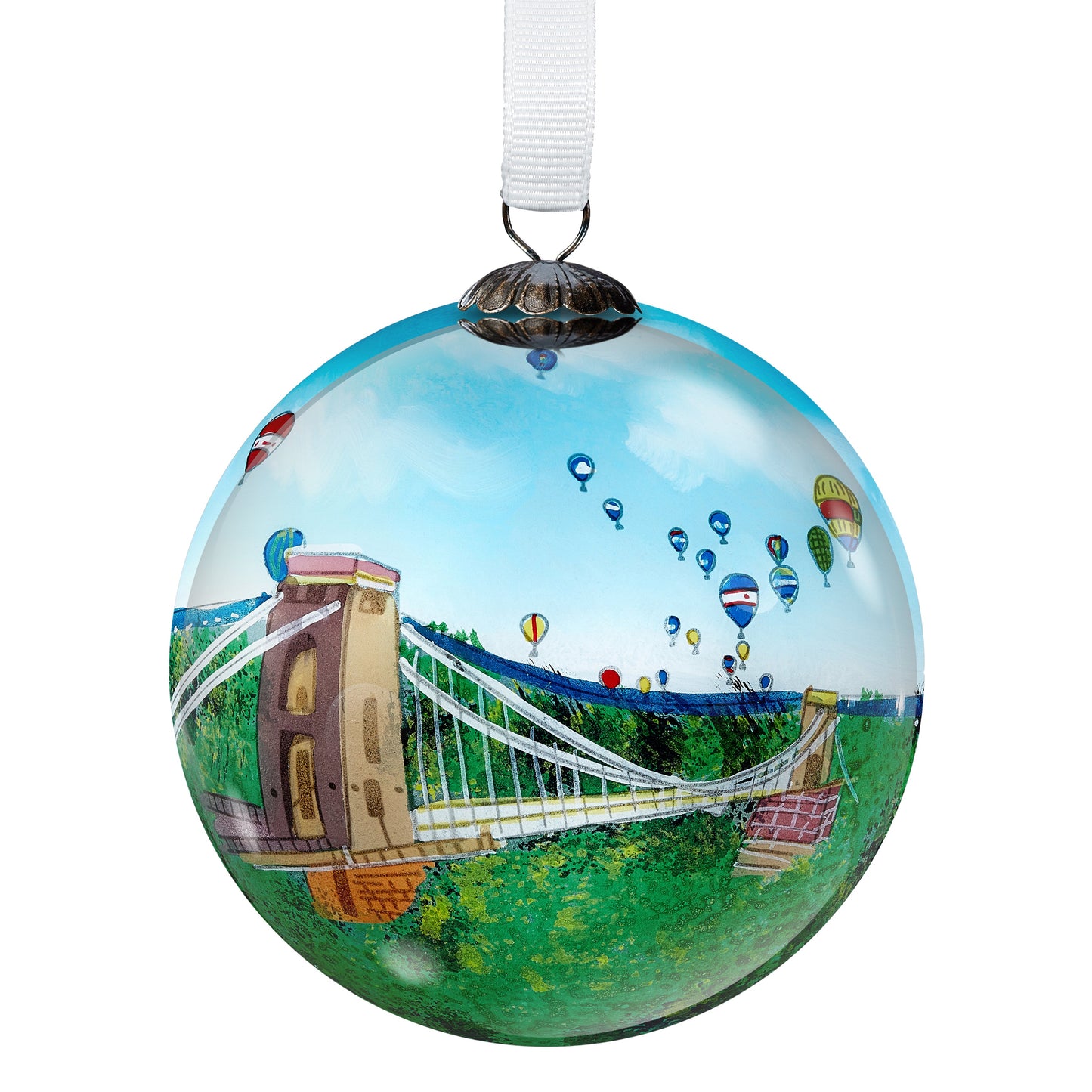 Other lovely things Bristol Suspension Bridge hand painted bauble