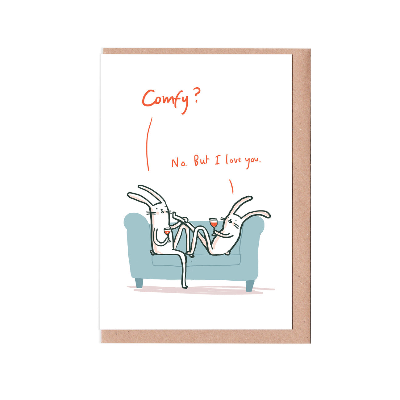 Sarah Ray
Comfy couple card
