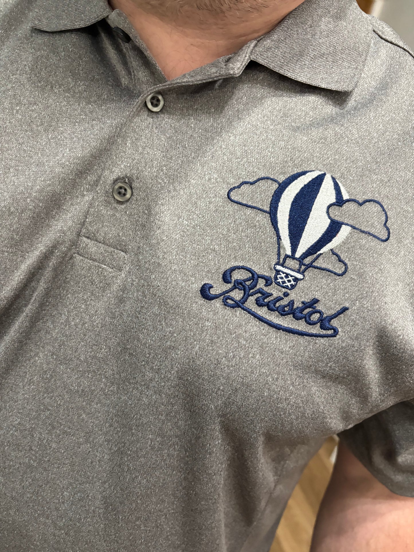 Bristol Balloon embroidered polo shirt