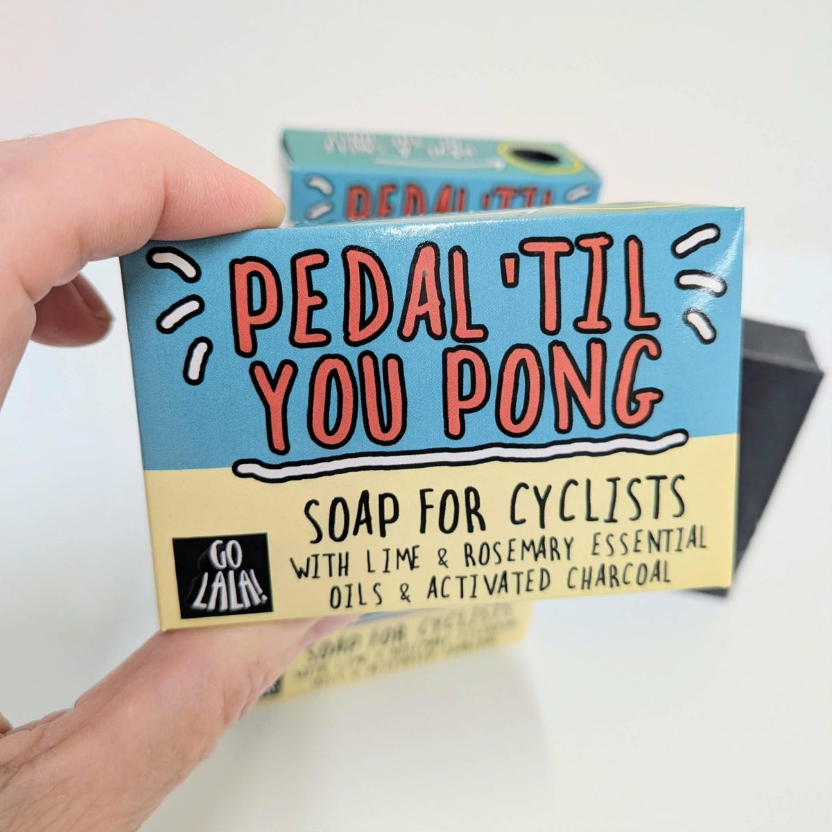 PEDAL TILL YOU PONG ROSEMARY, LIME AND CHARCOAL SOAP BAR