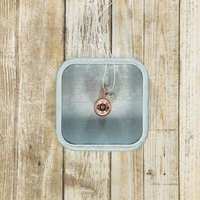Bola Pregnancy Necklace: Rose Gold Bola with Silver Star