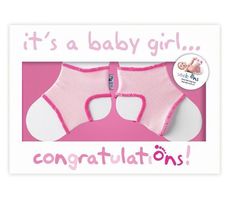 Sock Ons Congratulations Cards Baby shower gift