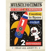 Nursery Times Crinkle Newspaper - Counting In Space