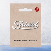 Bristol scroll Brooch