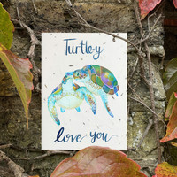 TURTLE-Y LOVE YOU PLANTABLE CARD
