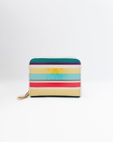 FABLE ENGLAND STRIPE SANDLEWOOD BAY SMALL PURSE