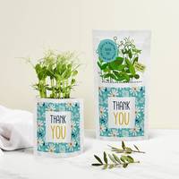 Shroot Personalised 'Thank You' Card And Microgreen Seed Gift