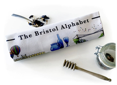 The Bristol Alphabet Tea Towel by Shelli Graham