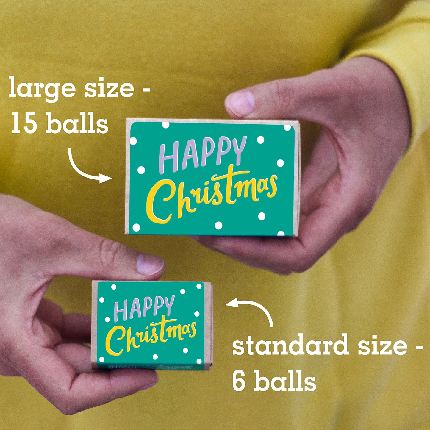 Large Happy Christmas Seed Boxes