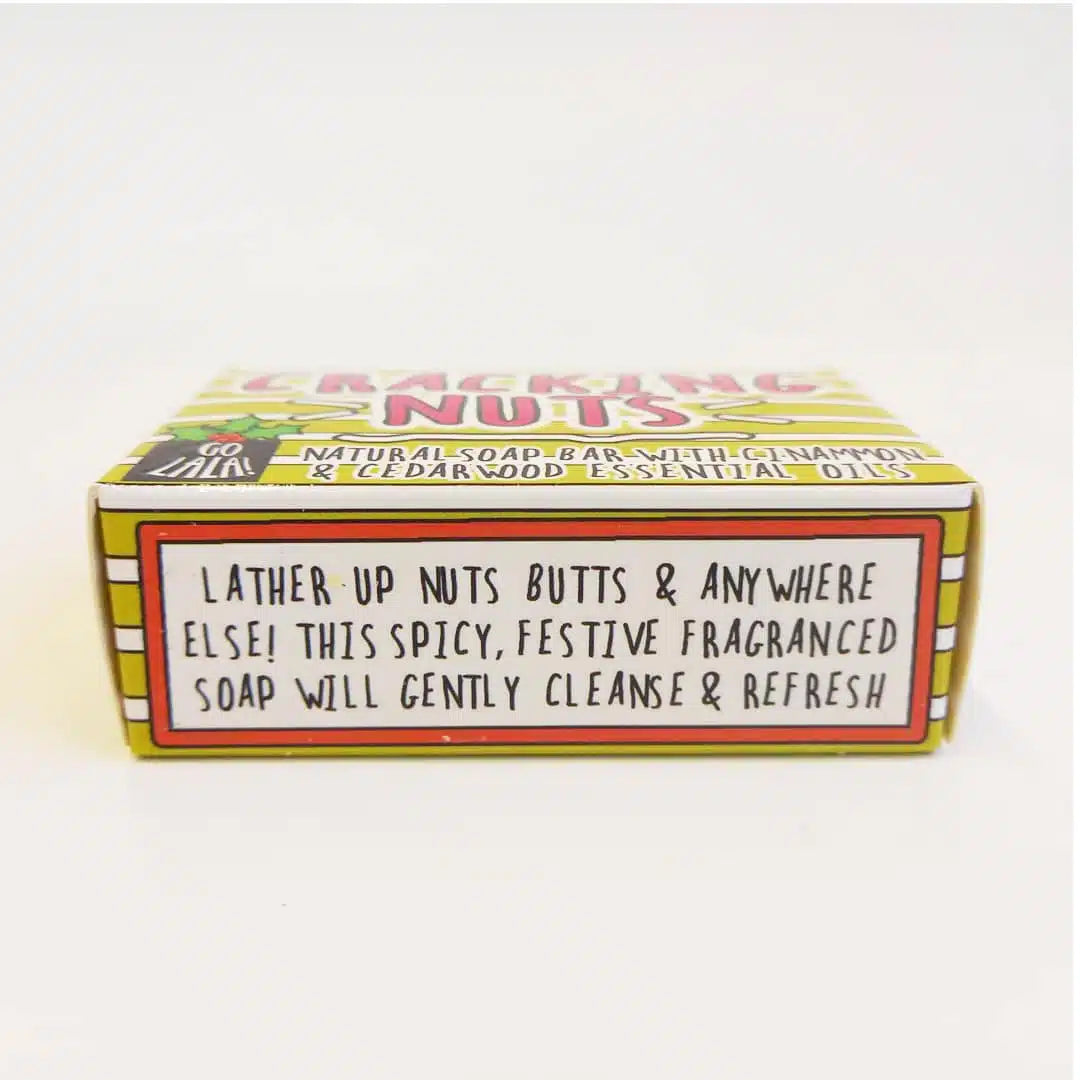 Cracking nuts Christmas soap