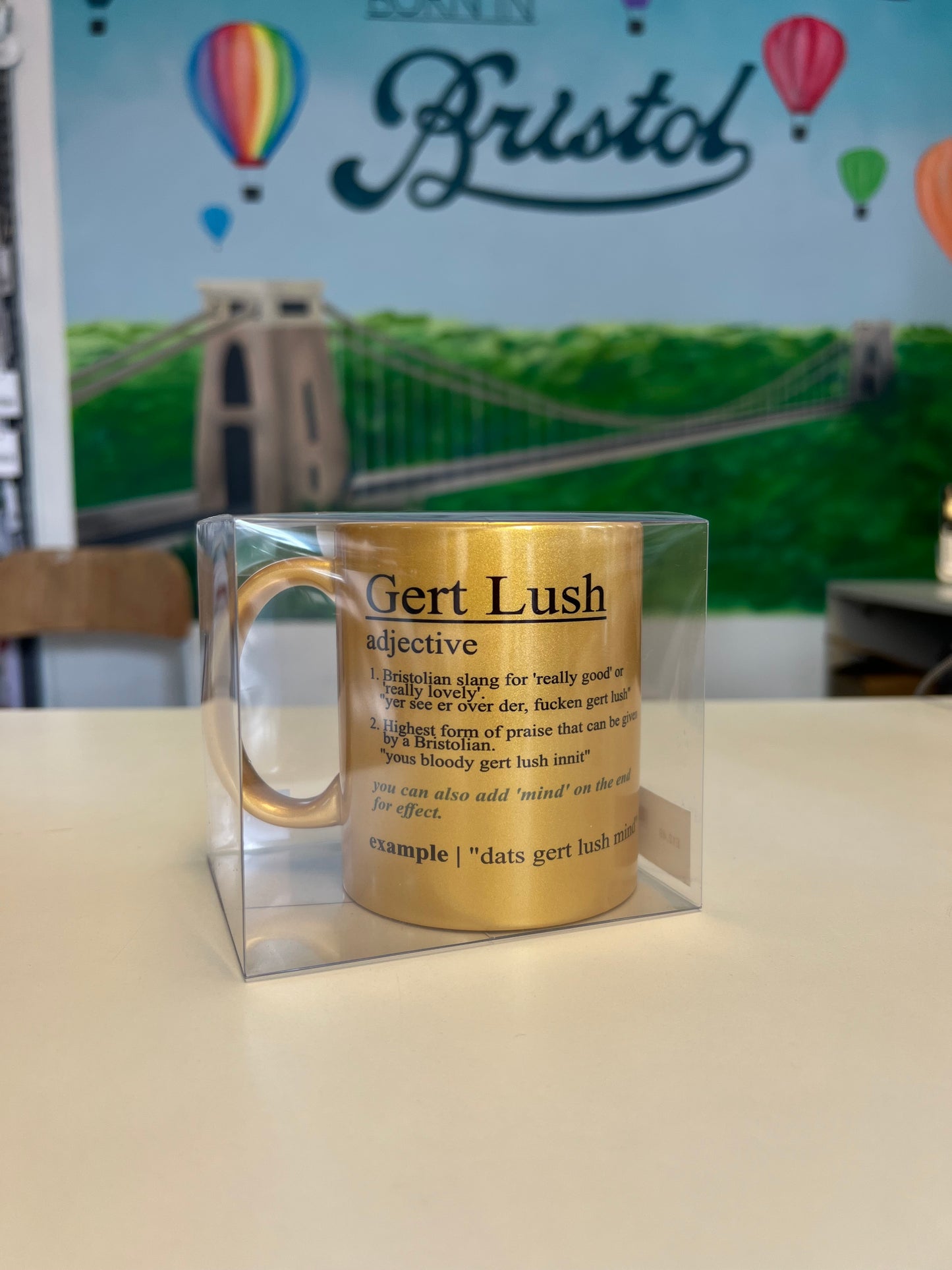 Gert Lush 11oz  Gold Mug