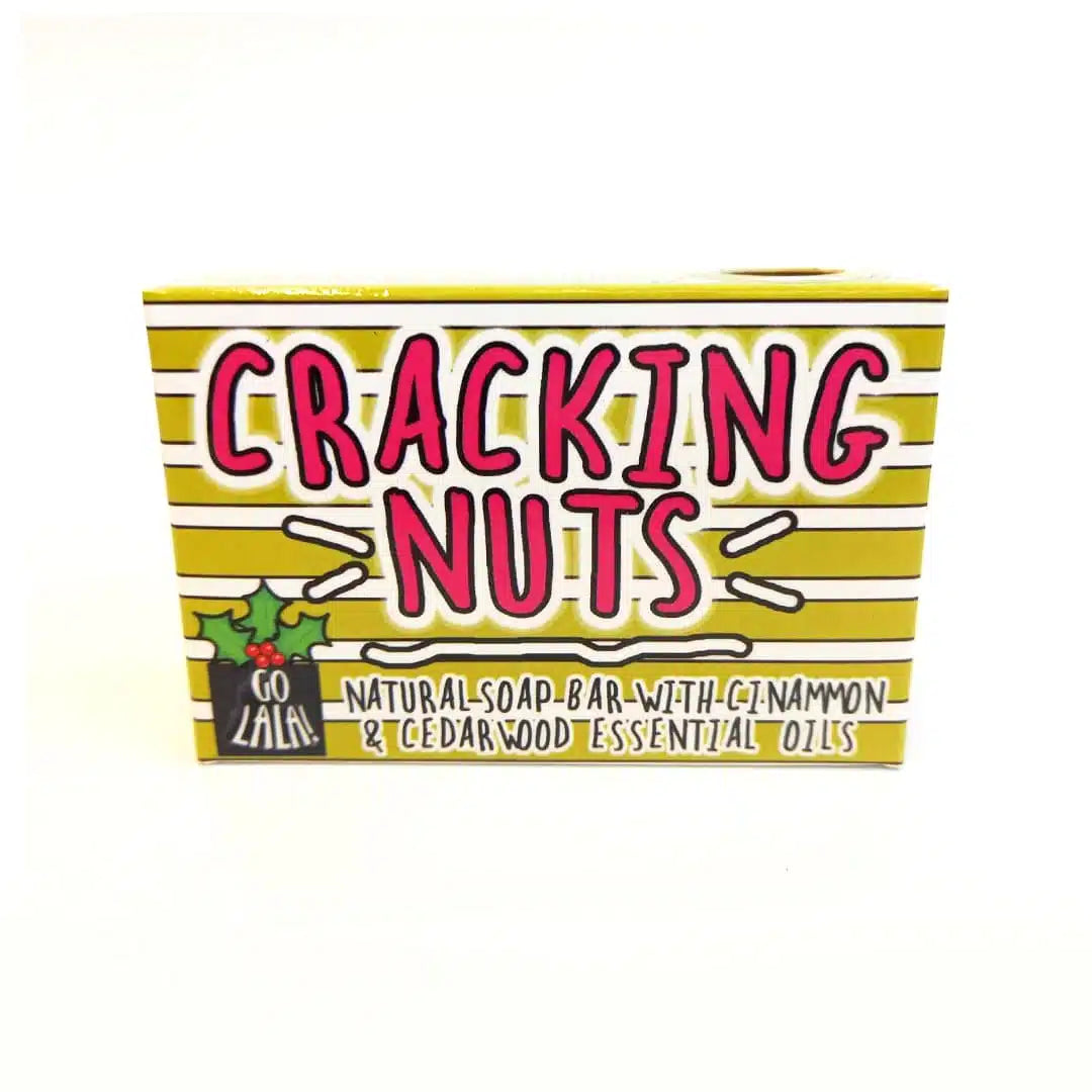 Cracking nuts Christmas soap