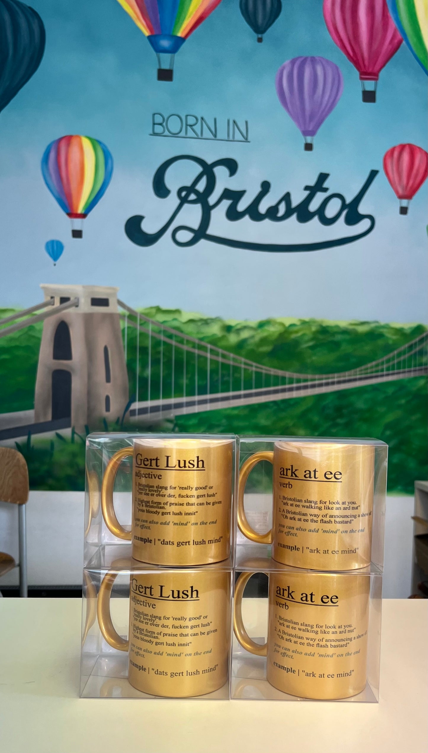 Gert Lush 11oz  Gold Mug