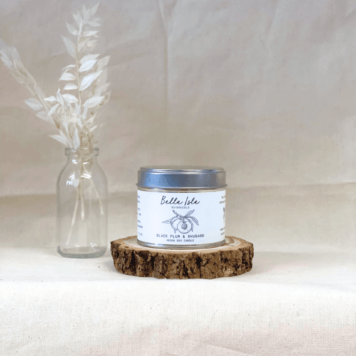 Black Plum and Rhubarb Soy Candle