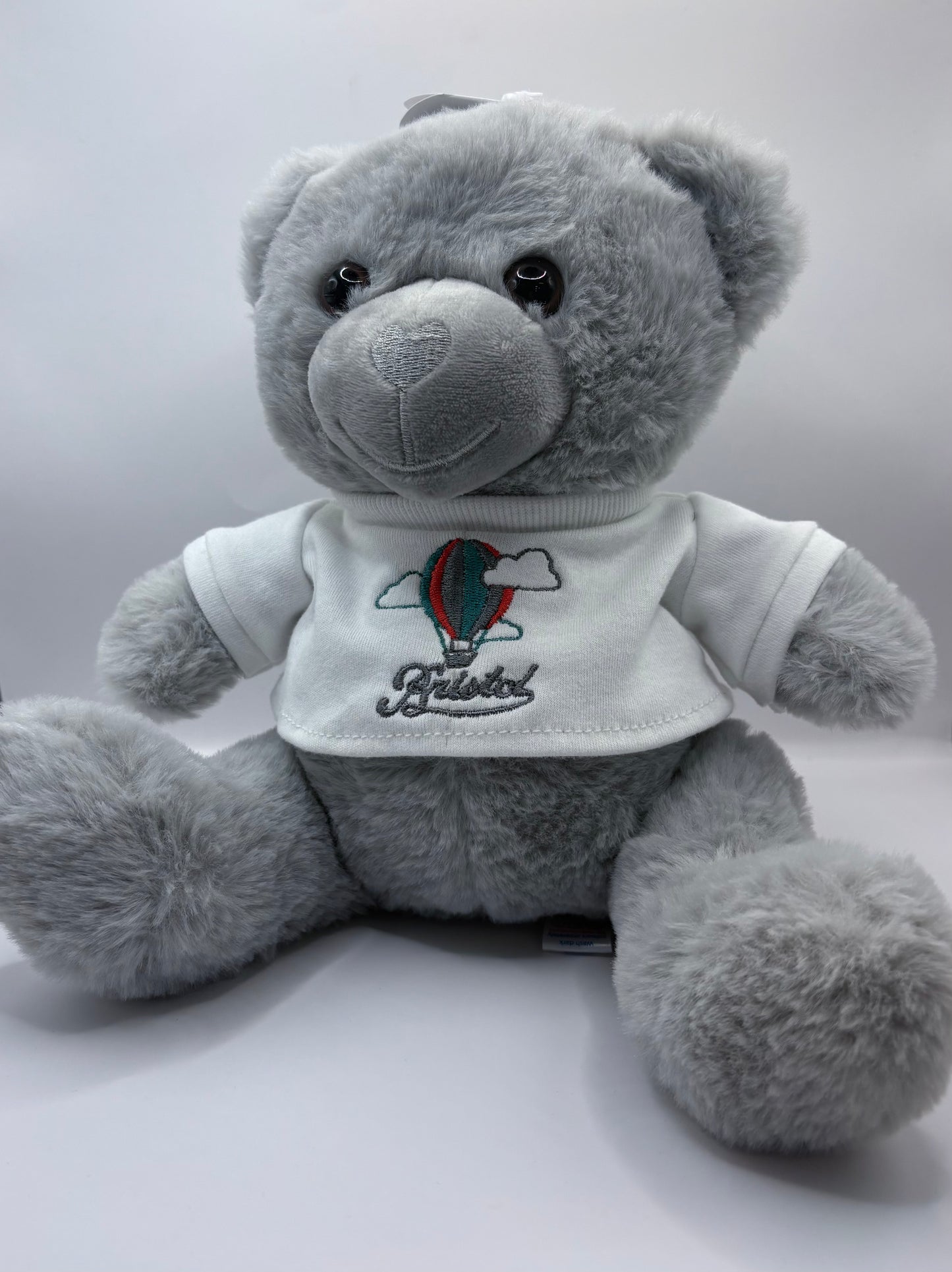 BRISTOL KEEPSAKE HOT AIR BALLOON GREY BEAR