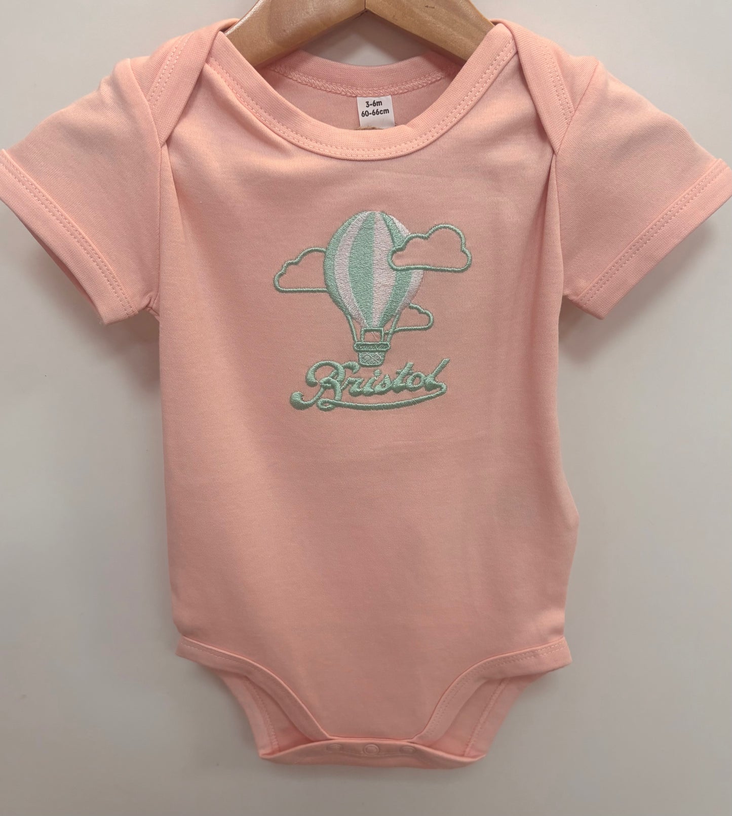 Bristol Baby Pink Hot Air Balloon Bodysuit