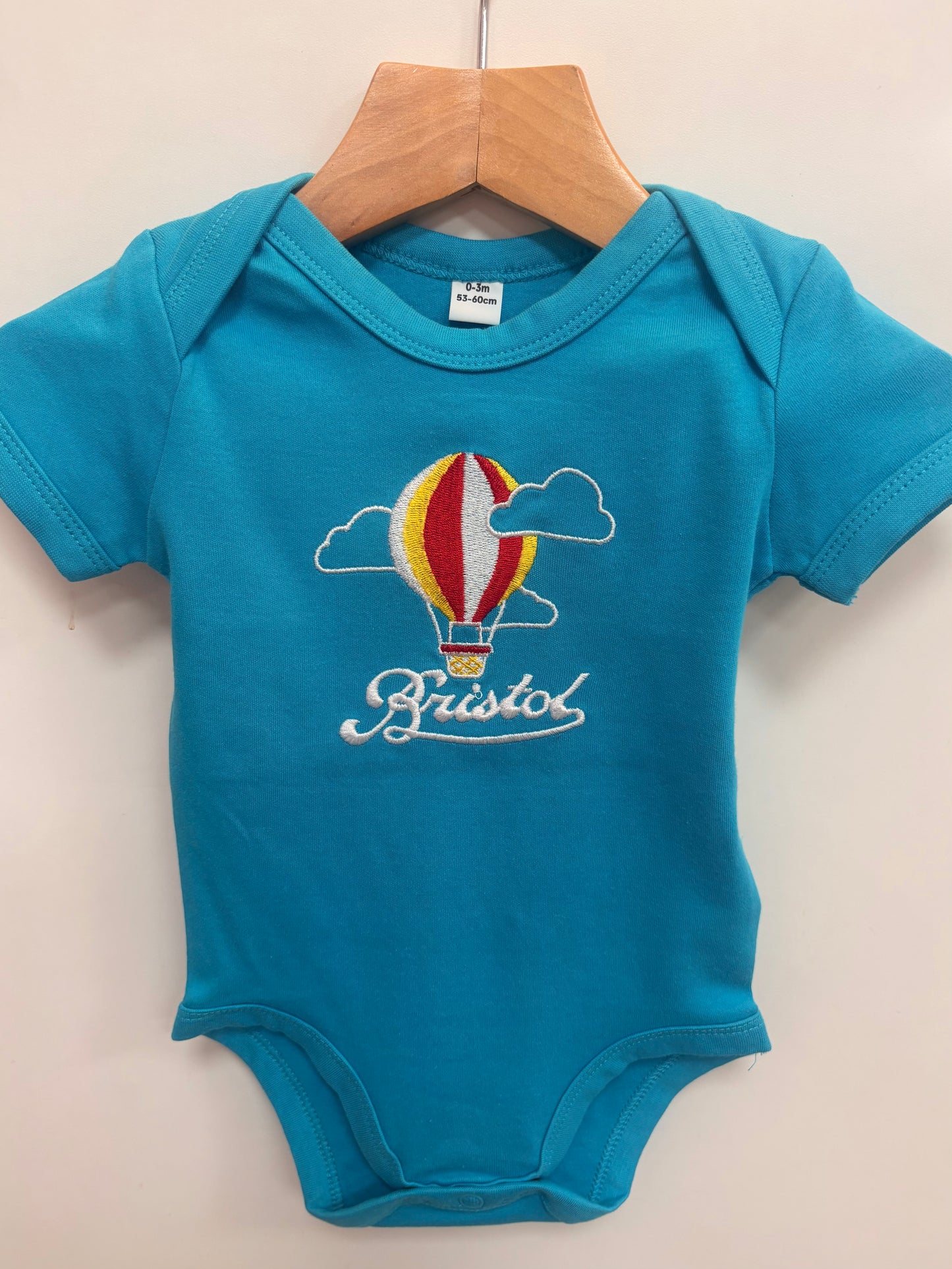 Bristol Bright Blue Hot Air Balloon Bodysuit