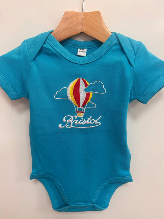 Bristol Bright Blue Hot Air Balloon Bodysuit