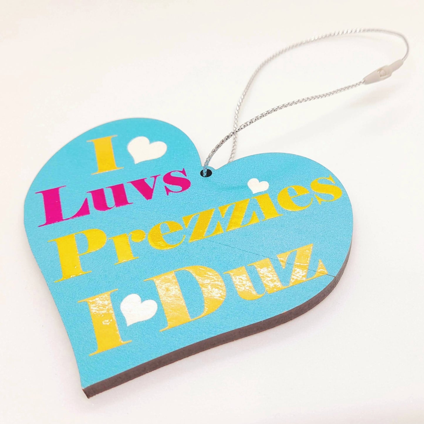 Bristolian Colourful Wooden Christmas Tree Decorations / Charms / Baubles