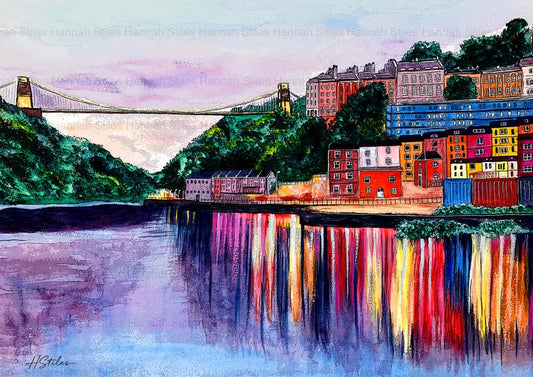 Hannah Stiles Clifton Suspension Bridge Art Print