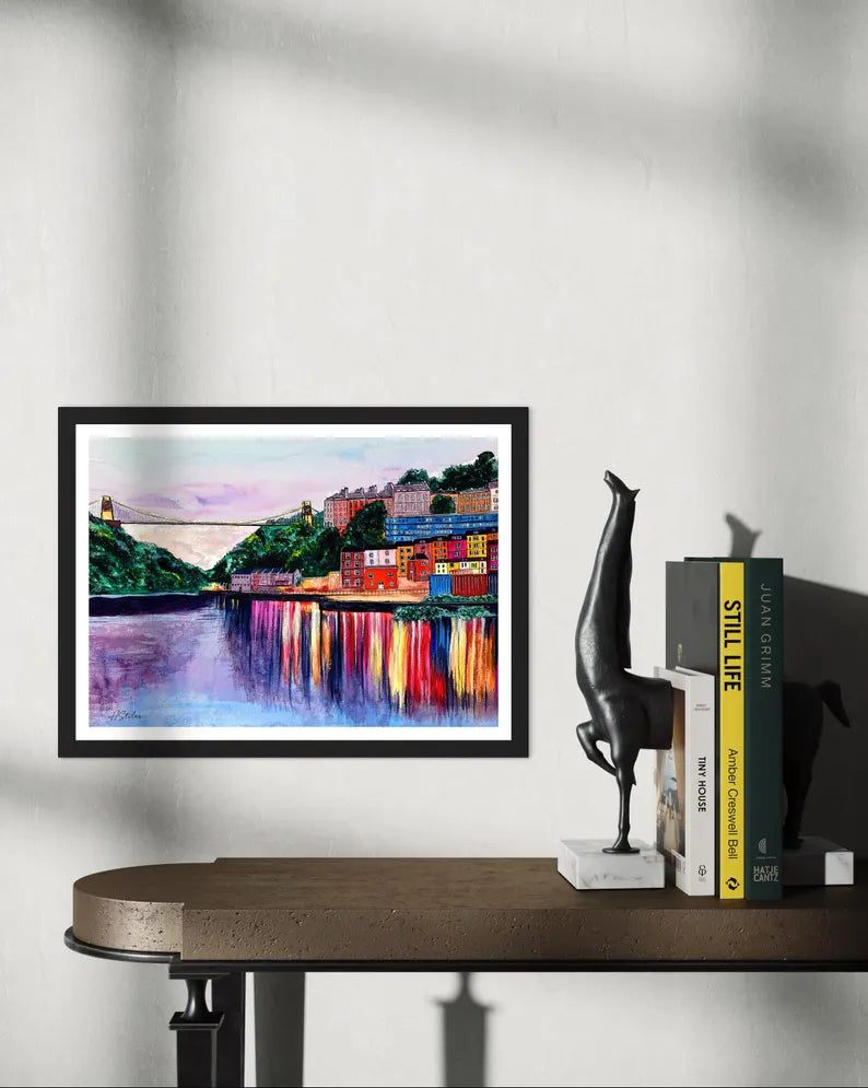Hannah Stiles Clifton Suspension Bridge Art Print