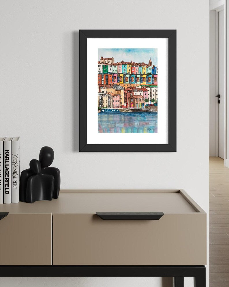 Hannah Stiles Bristol Hotwells Waterfront Art Print