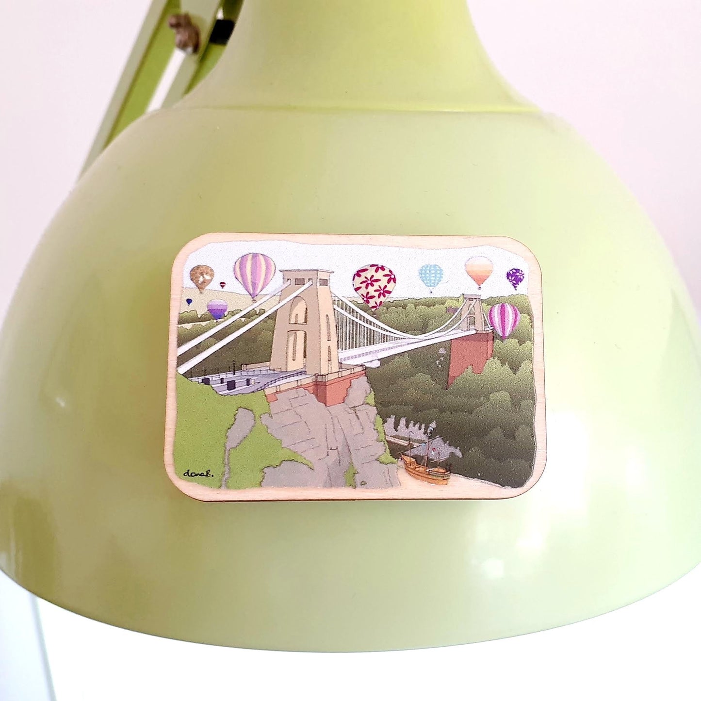 Bristol Wooden Magnet - Gorgeous Bristol Suspension Bridge