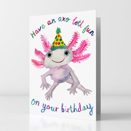 Birthday Axolotl