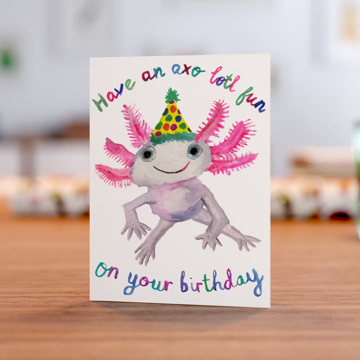Birthday Axolotl