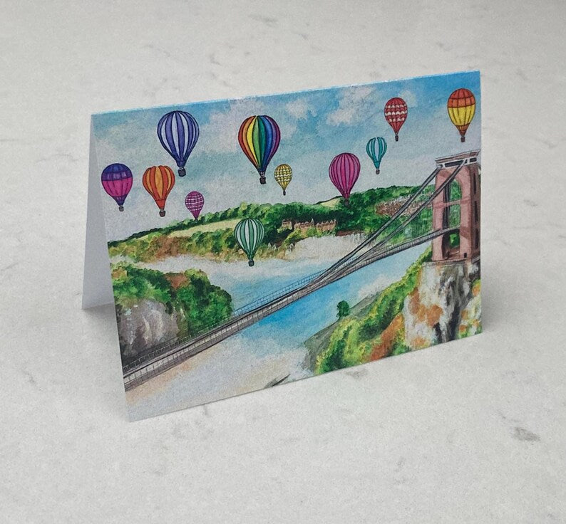Hannah Stiles Bristol Balloon fiesta greeting card